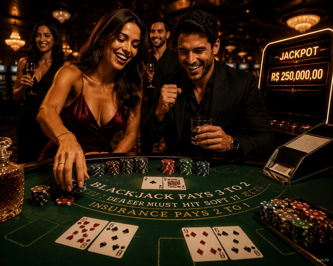Bônus exclusivos membros VIP bet70