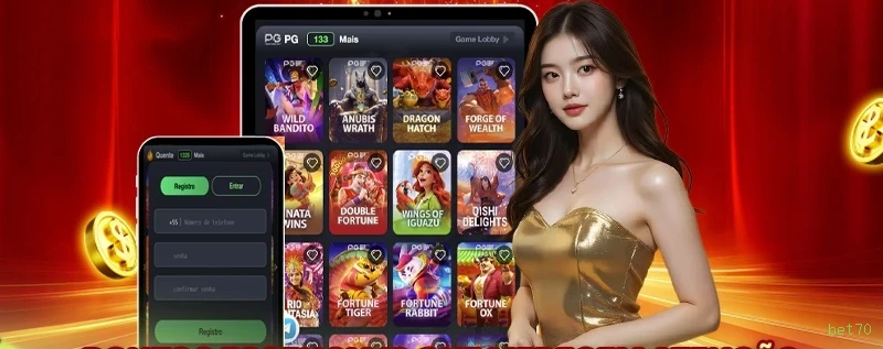 Slots com prêmios bet70